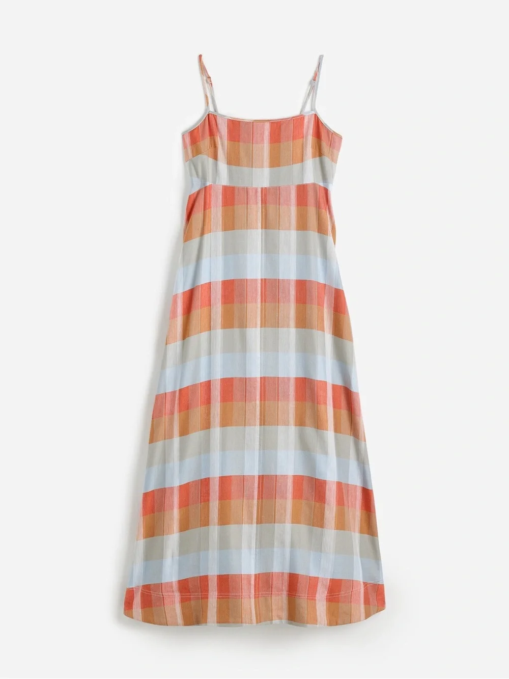 Madewell Empire-Waist Midi Dress in Plaid - Picture 6 of 8